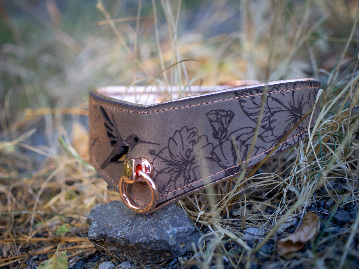 collar "Hibiscus No. 2" - Morning Glow - Image 10