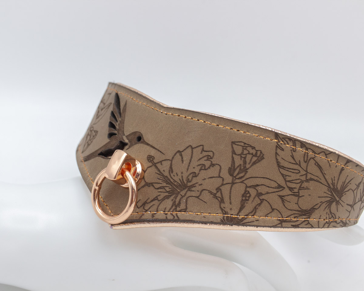 collar "Hibiscus No. 2" - Morning Glow - Image 3